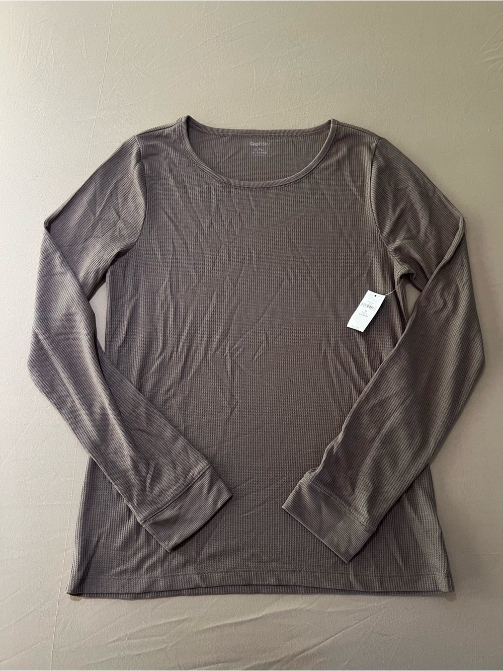 GAP Long Sleeve Ribbed Top — M Tall